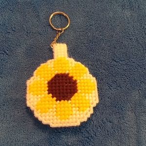 Sunflower keychain